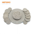 20 90 120 micras sinterizado poroso 316L filtro multipropósito Disco Disco Filtro líquido Acero inoxidable de bronce de metal 0.2 5 10 3 micras